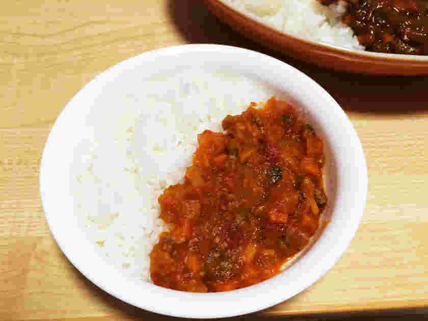 取り分け離乳食ドライカレー風
