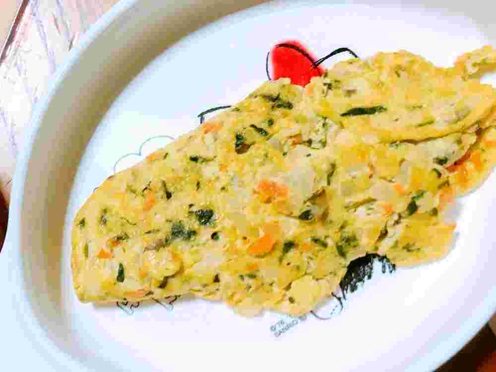 離乳食の豆腐オムレツ