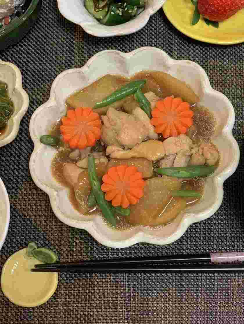 常備菜やお弁当の彩りに使える白だし人参