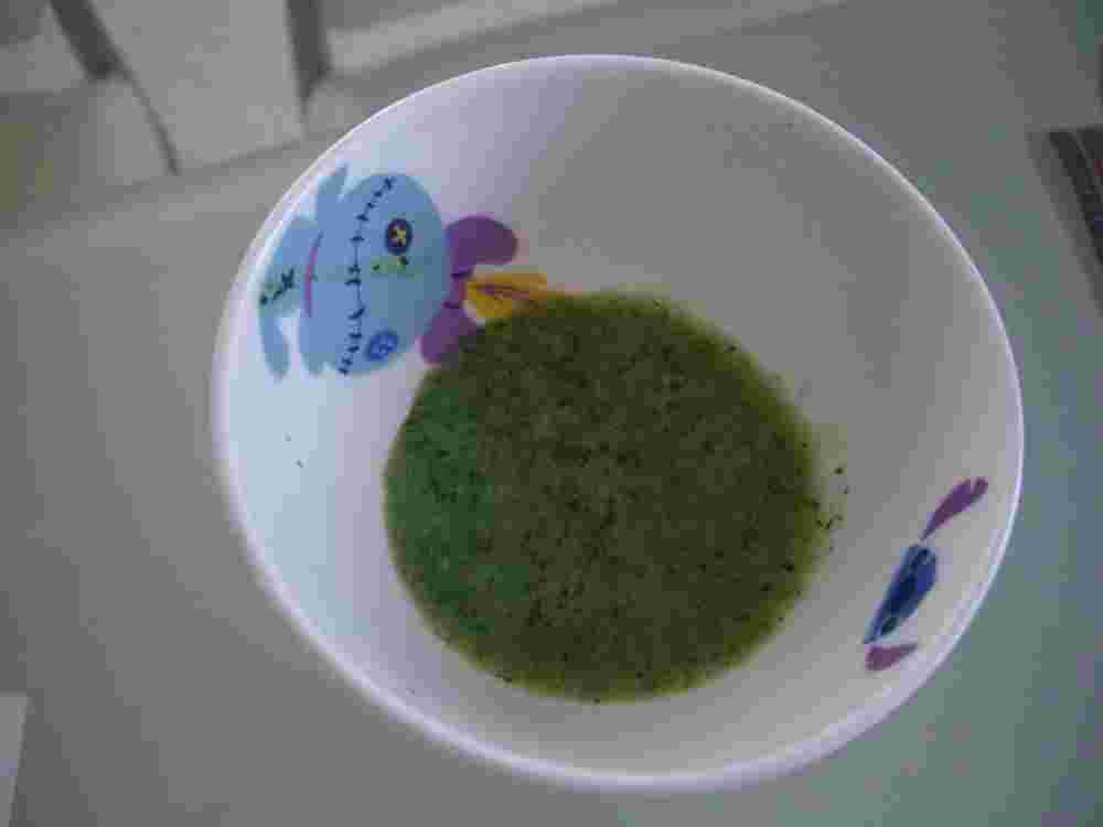 モロヘイヤの離乳食おかゆ