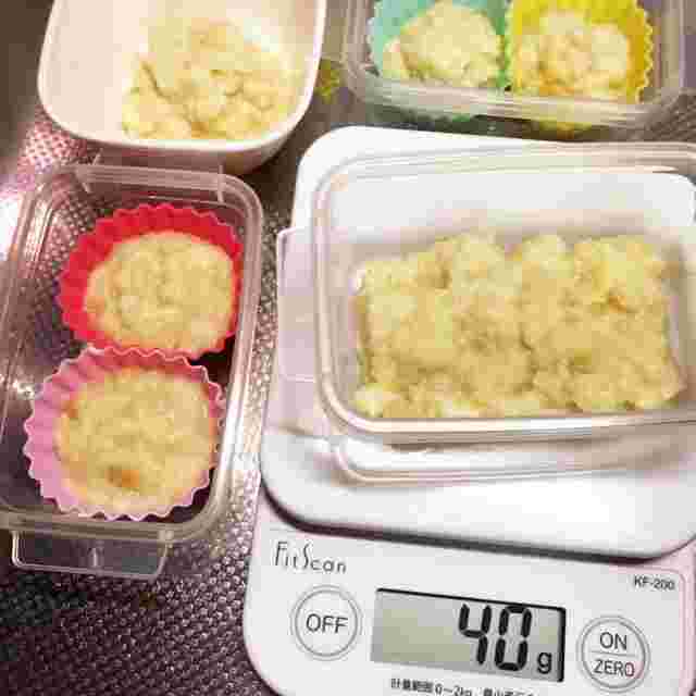 離乳食の麩とりんごのミルク粥