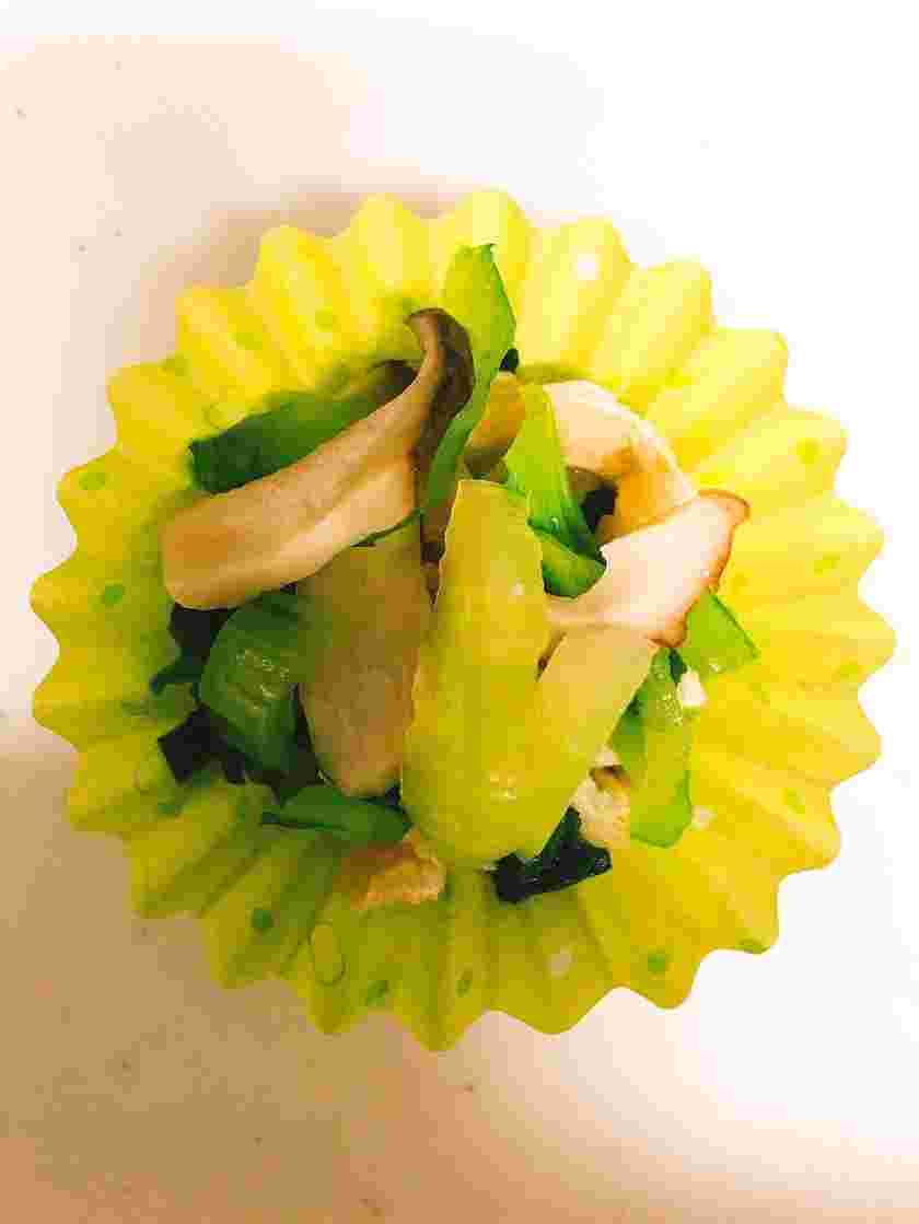 チンゲン菜とちくわの煮浸し