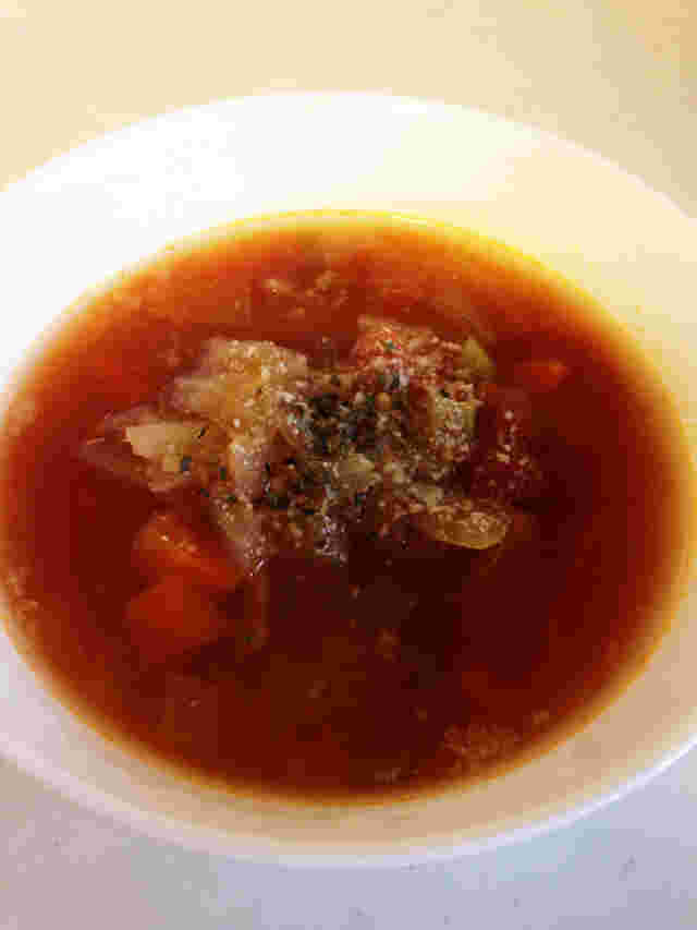 離乳食ダイエットに使えるミネストローネ