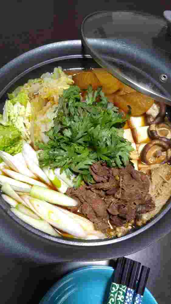 隠し味にビールを使ったすき焼き