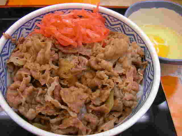 白ワインを隠し味に使った吉野家風牛丼
