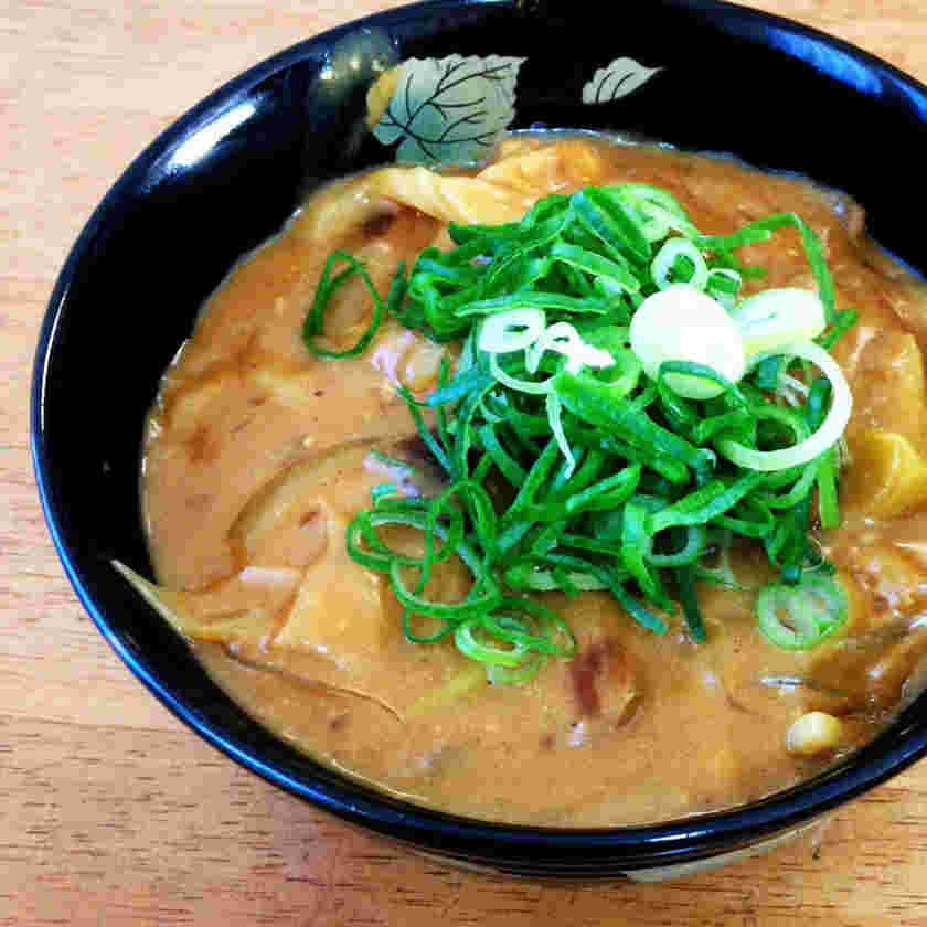 隠し味に味噌を使ったカレーうどん