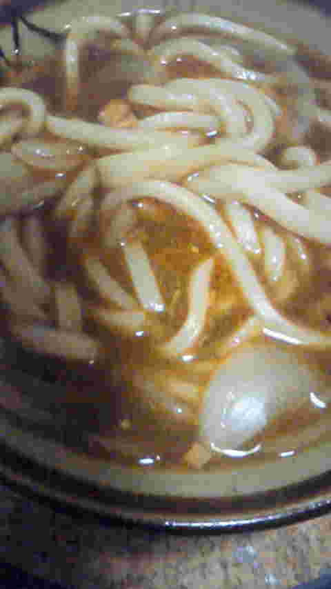 隠し味にラー油を使ったカレーうどん