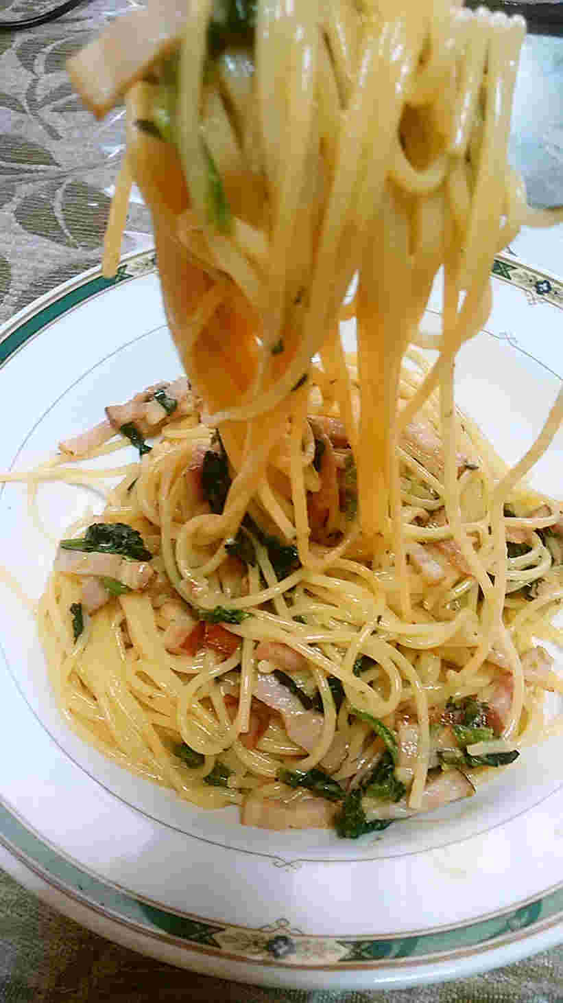 あん肝を使ったパスタ