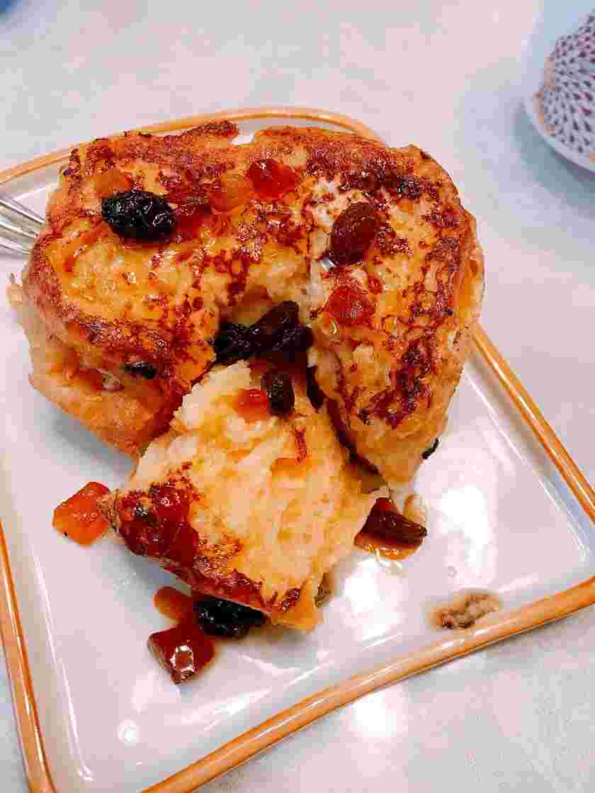 ラム酒を隠し味に加えたフレンチトースト