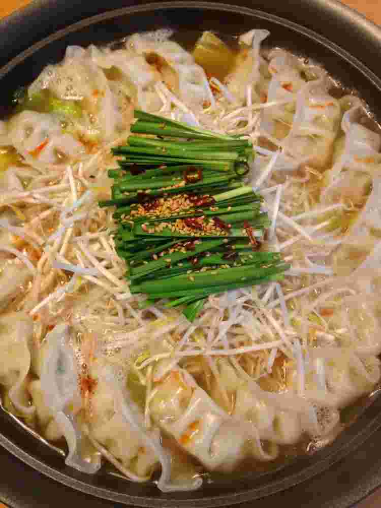 もつ鍋風餃子鍋