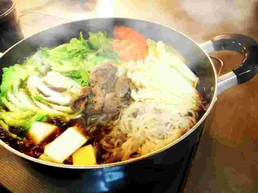 夕飯メニューの簡単すき焼き