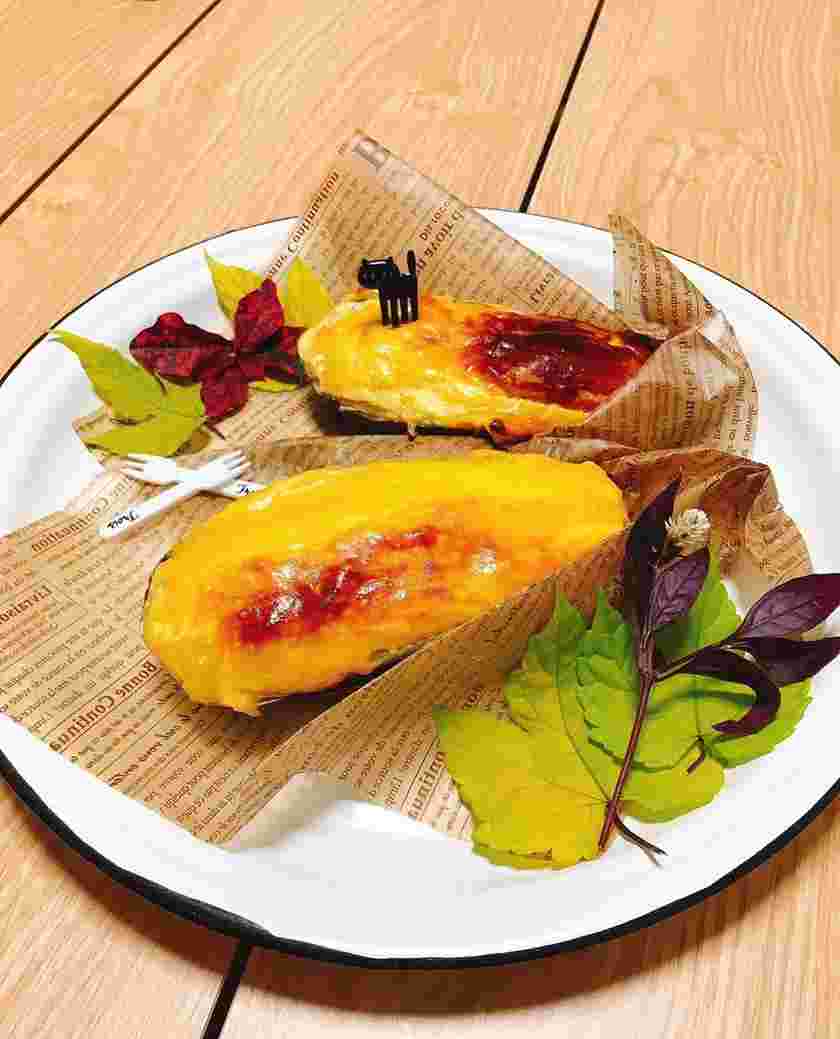 紅あずまを丸ごと使ったスイートポテト
