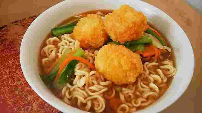 イカフライ味噌ラーメン