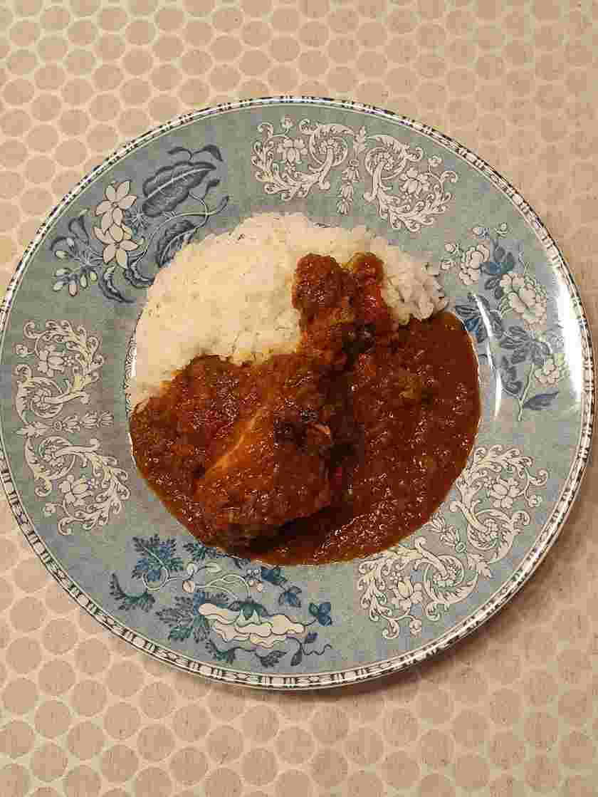 フルーティーな手羽元カレー