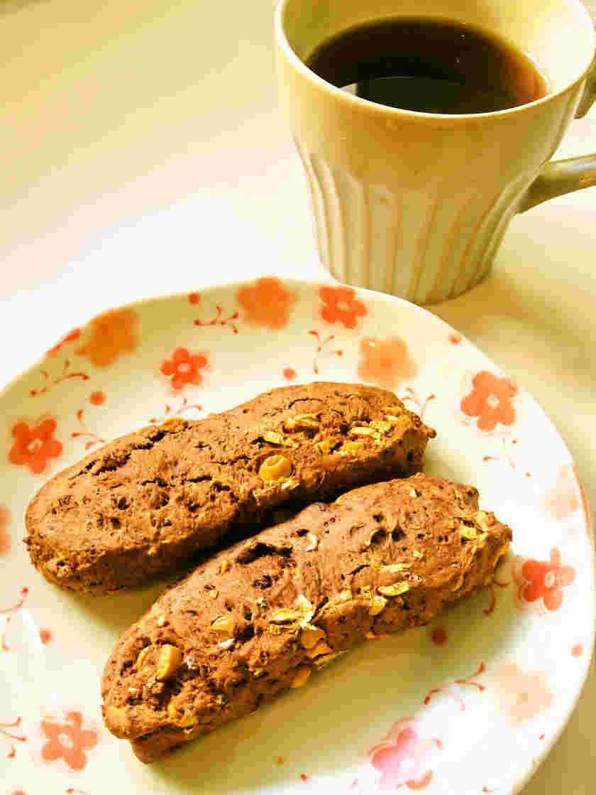 煎り大豆のチョコビスキュイ