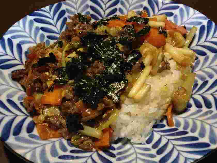 ウドの開花丼