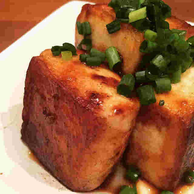おつまみレシピのはんぺんのわさび醤油焼き