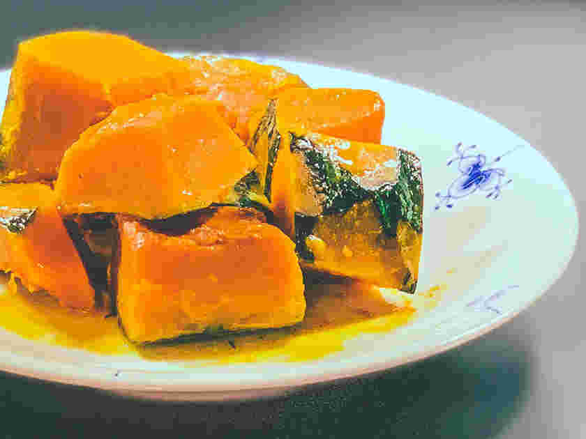 ボニークで作ったかぼちゃの煮物