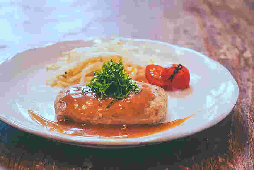 ボニークで調理した鯖のハンバーグ