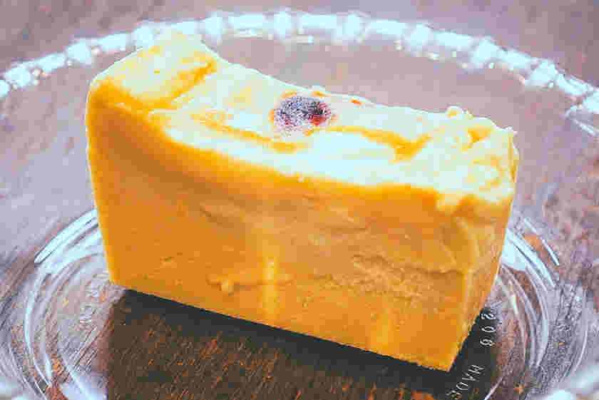 ボニークで調理したチーズケーキ