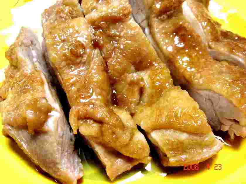 チキンのにんにくバター醤油煮