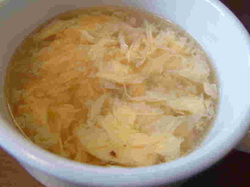 お酢を使ったふわふわ＆さっぱりたまごスープ