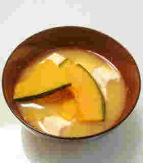 おでんに合うかぼちゃの味噌汁