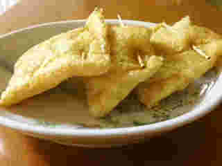 穂先メンマのパリパリ油揚げ焼き