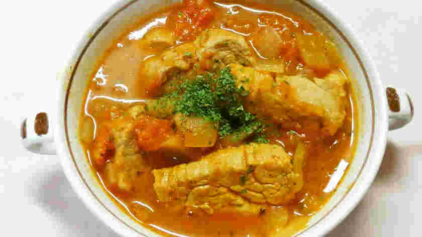 ごちそうレシピにおすすめの豚ヒレ肉のトマト煮込み