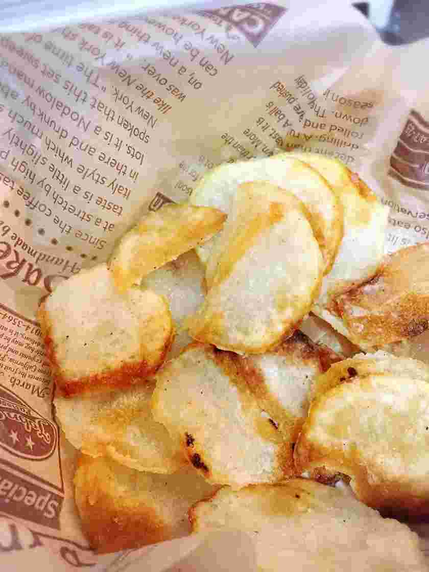フライパンで揚げないポテトチップス