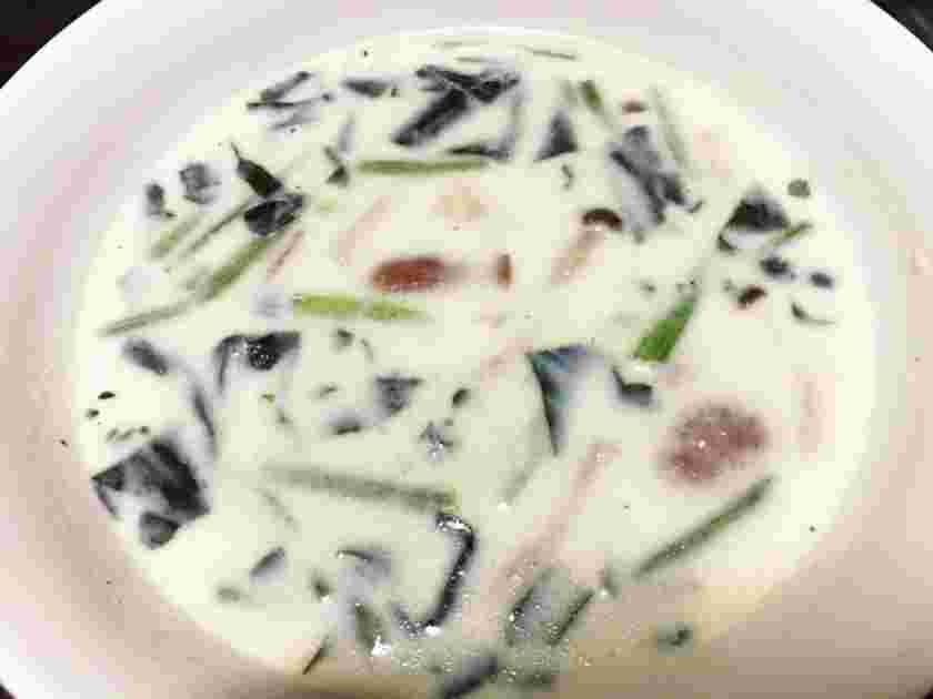 冷凍ほうれん草のスープ