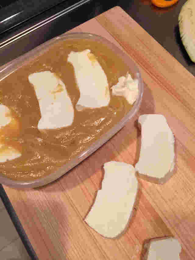 クリームチーズの西京漬けのおつまみ