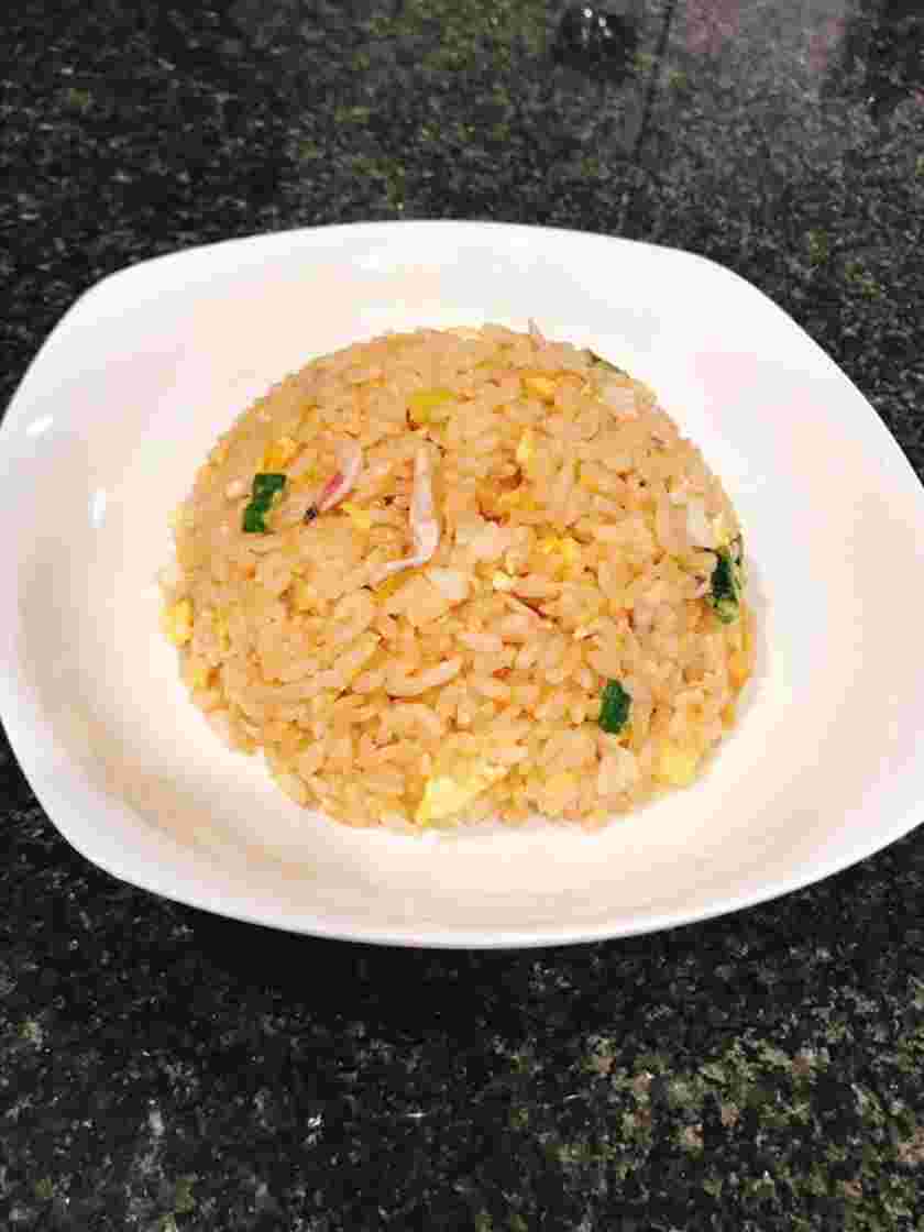 イカの塩辛チャーハン