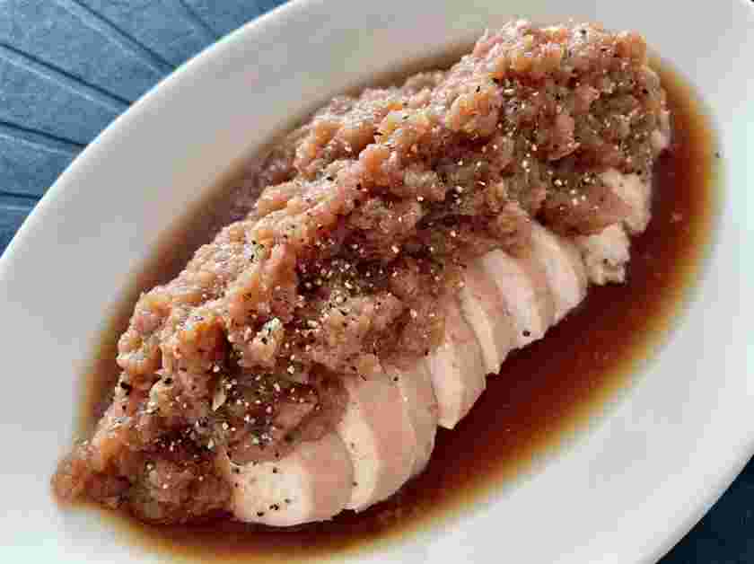 オニオンソースのサラダチキン