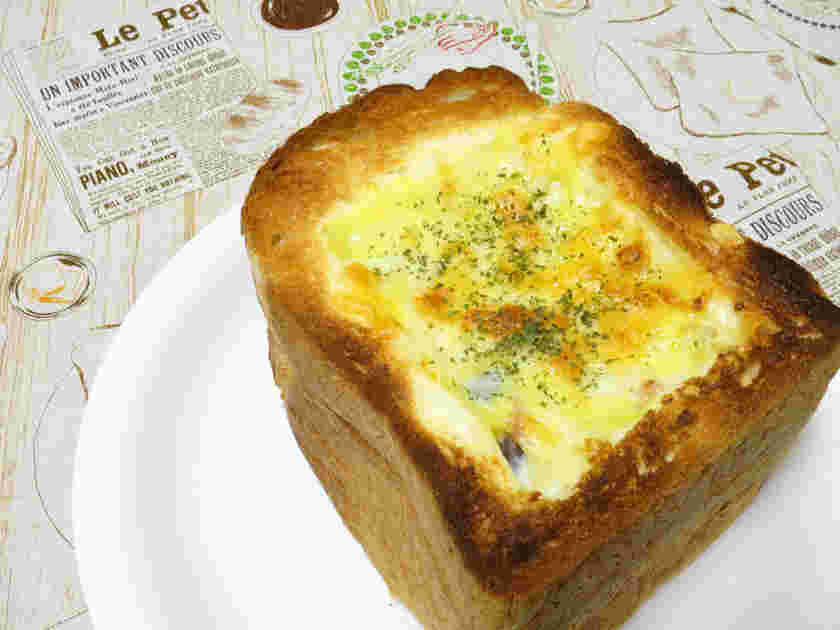 1斤の食パンを使ったグラタン