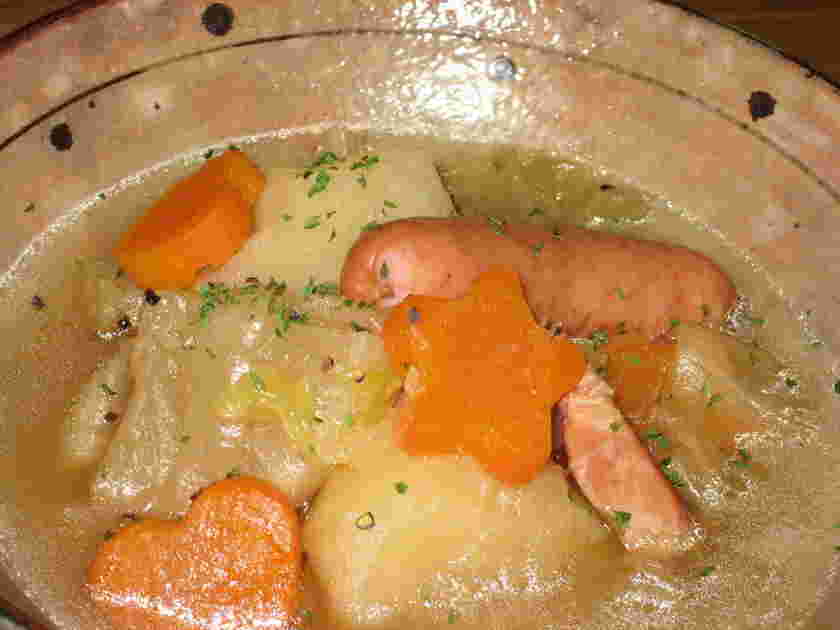 付け合わせメニューの簡単ポトフ