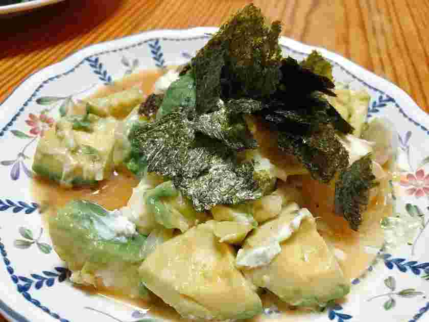 アボカドとクリームチーズ和え