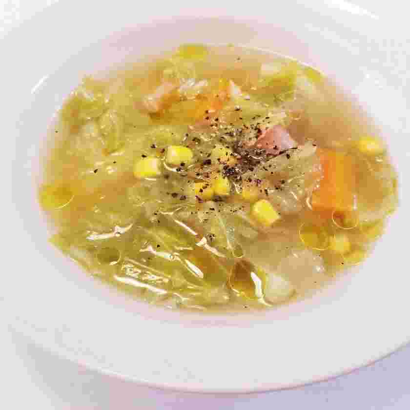 炊飯器で作ったとろとろキャベツのスープ
