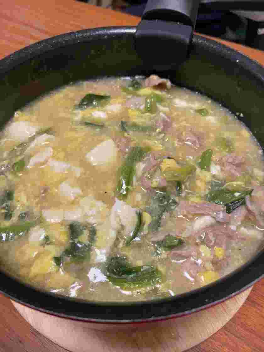 卵と豆腐の簡単あんかけスープ