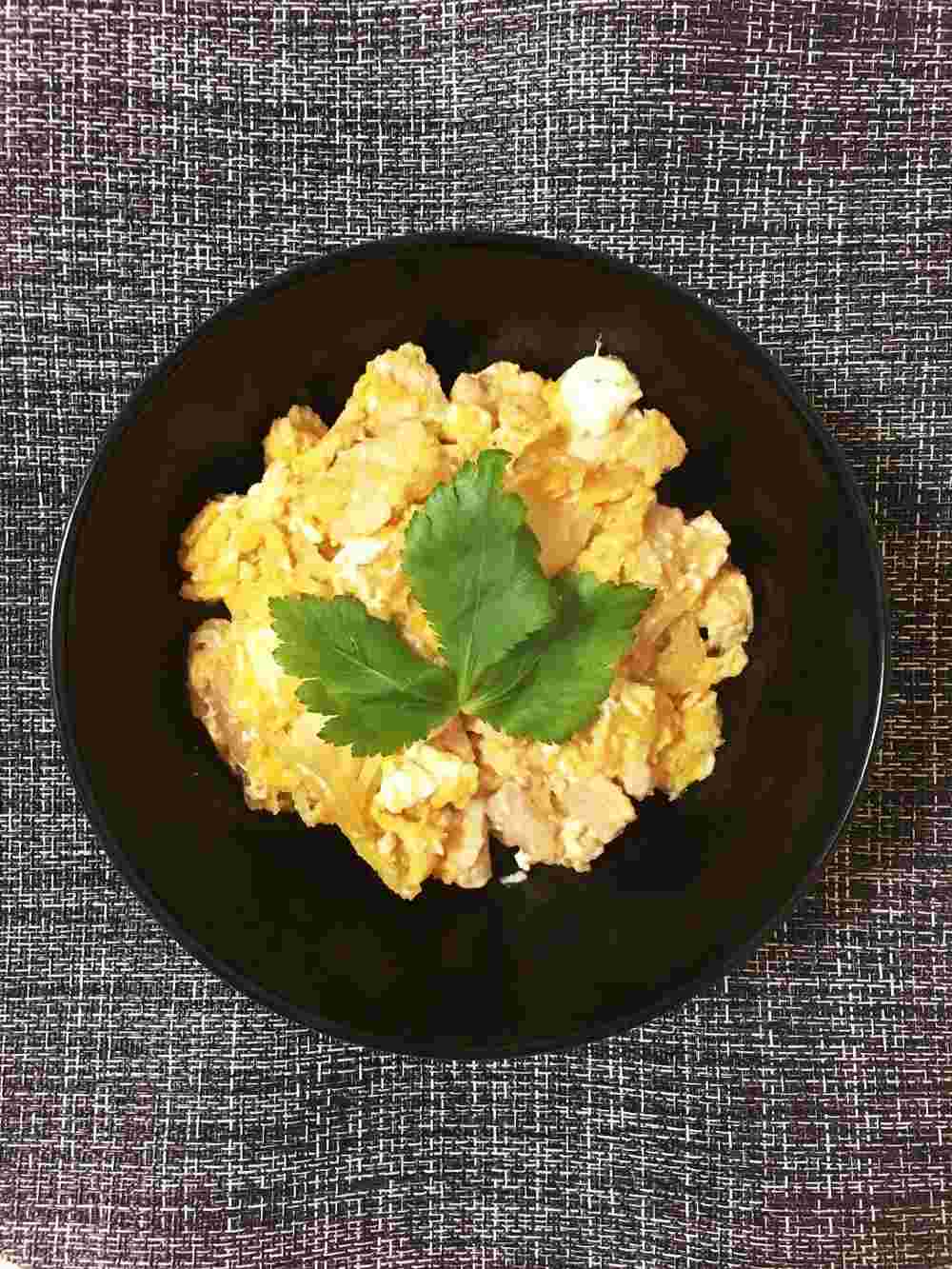 白だしとめんつゆで作る親子丼