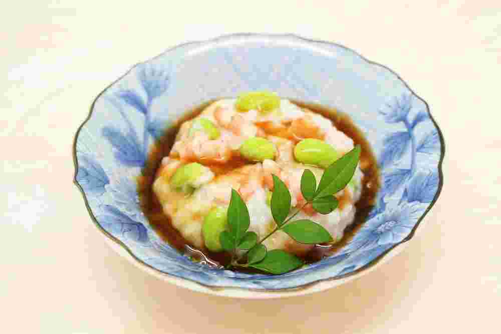 レンジで作る長芋のふわもち生姜ポン酢あん