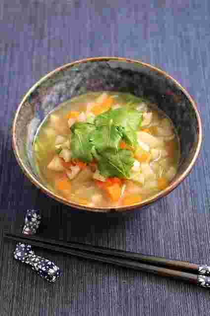 お正月料理に合うけんちん汁