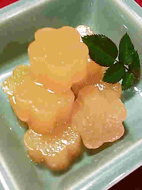 お正月料理に合うみかんの寒天