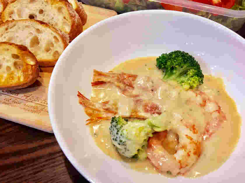 お正月料理に合う海老のクリーム煮