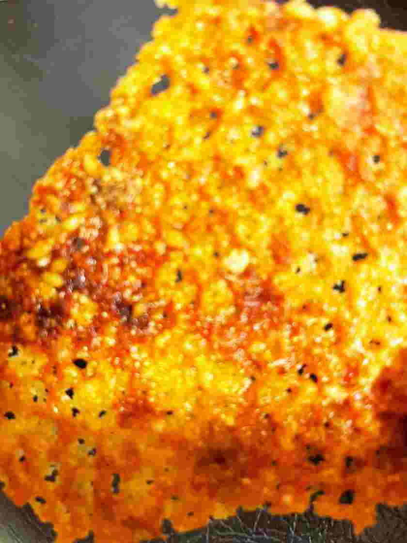 冷やご飯でチーズせんべい