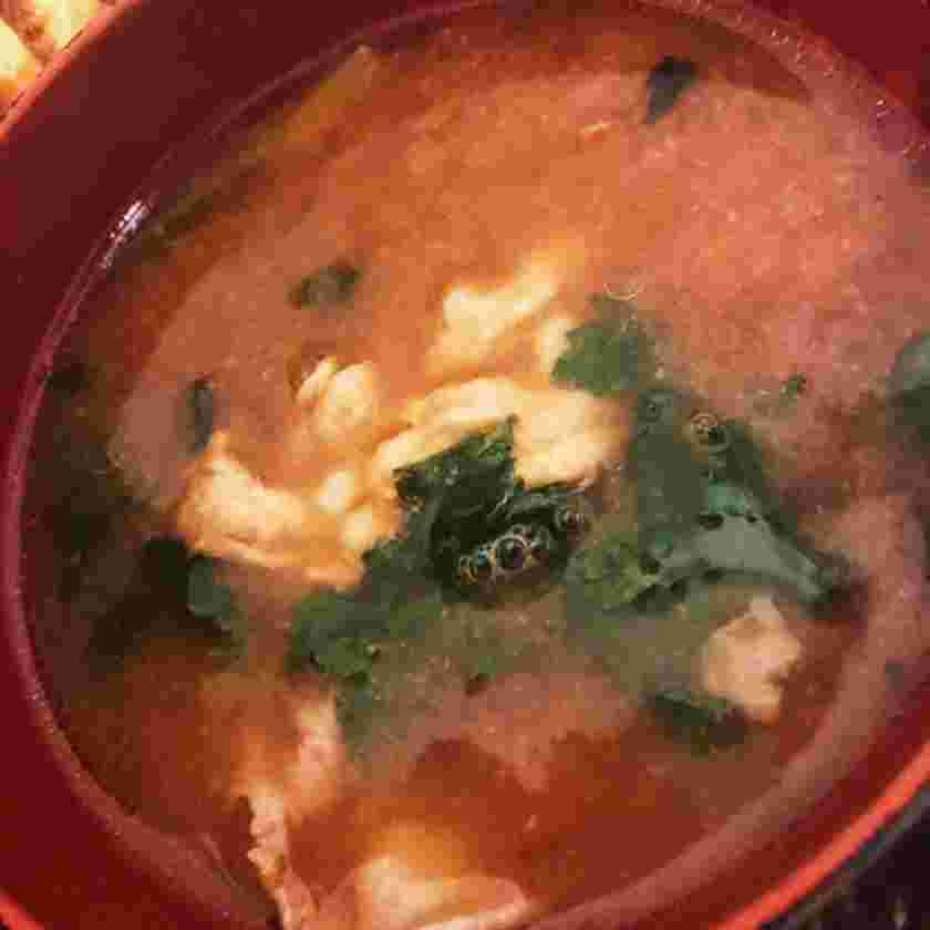 洋風な豚汁定食におすすめのトマトの豚汁