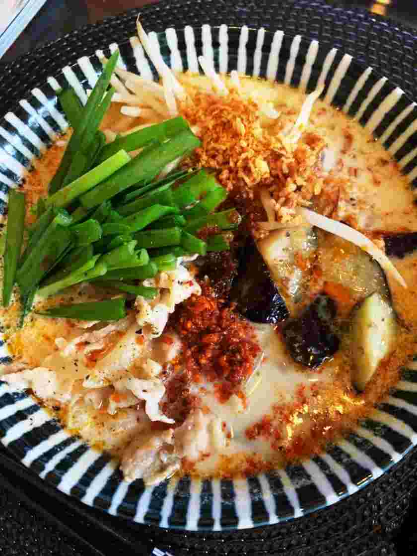 サテトムの豆乳ピリ辛ラーメン