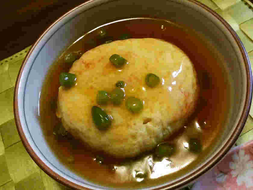 おかずに使える豆腐と卵の和風あんかけ