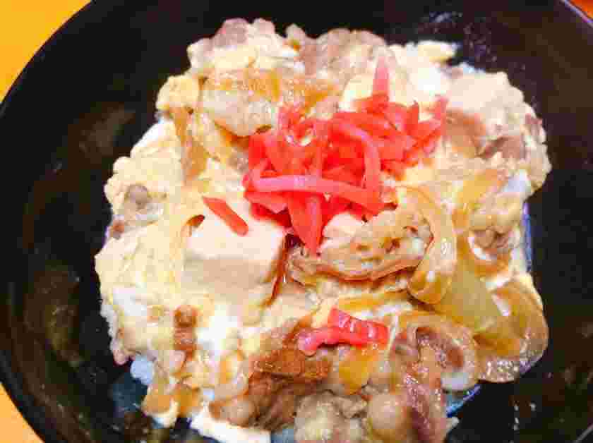 牛丼をアレンジした牛とじ丼