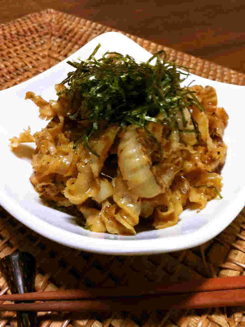 貝ひものバター醤油炒め